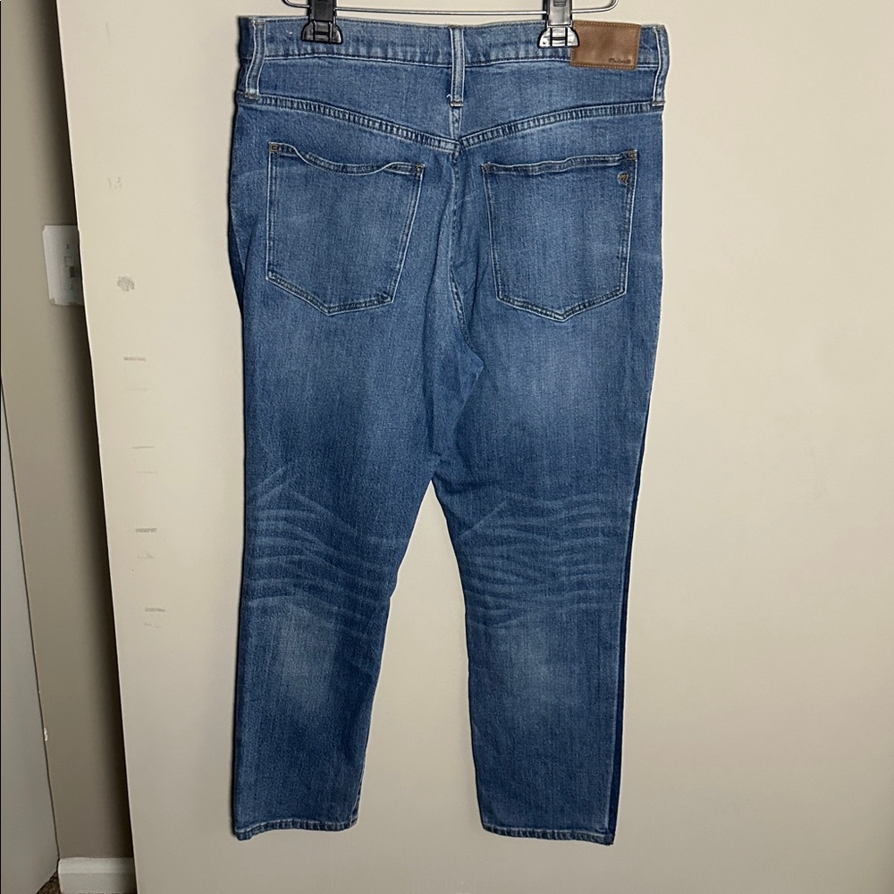 Madewell high rise slim boyfriend Blue Jeans - Picture 2 of 6